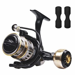 SHADDOCK スピニングリール 海釣り 3000番 遠投リール バス シーバス ジギング 初心者最適 全金属 12BB 5.2:1 耐衝撃 最大ドラグ力10kg 