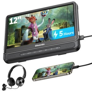 ヘッドレストモニター 2台セット DESOBRY車載DVDプレーヤー 12