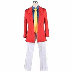 怪盗 大泥棒 コスプレ 衣装 セット 第2期 赤ジャケット 大人 男性 (XL)