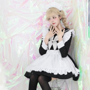 ハロウィン コスプレ コスプレ衣装 メイド服 メイド 定番 ロリータ ワンピース 可愛い 猫耳 半袖 女の子 洋服 お姫様 人気 萌え 衣装 仮