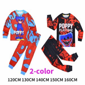 Poppy Playtime パジャマ 子供服 2セット 長袖のスーツ 春秋冬服ハギーワギー ポピープレイタイム トップス 長ズボン コスプレ衣装 プリ