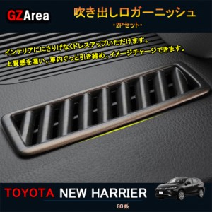 TOYOTA トヨタ 新型ハリアー ハリアー80系 アクセサリー カスタム パーツ エアコンダクトカバー 吹き出し口ガーニッシュ トヨタ TLF101