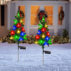 クリスマス ライト クリスマス 電飾 飾り ガーデンライト クリスマス イルミネーションライト 屋外 防水 ソーラー 埋め込み 明るい 自動
