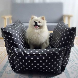 ペット用 ドライブボックス ドライブベッド 2way 小型犬 猫用ドライブボックス キャリーバッグ 犬 車 柴犬 車用ペットシート 犬用ドライ