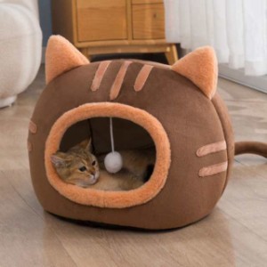 ペットベッド 犬 猫 ベッド ドーム型 ふわふわ 暖か ペットハウス ペット用 ペットハウス ドーム型ベッド 小型犬 猫用 ウサギ 小動物用