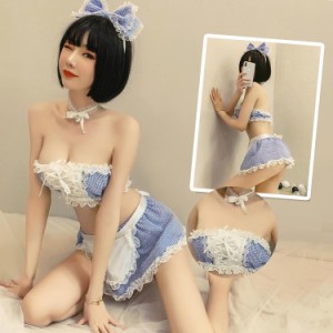 【送料無料】メイドエプロンコスプレ メイド服 ウェイトレス コスプレ ベビードール セクシーランジェリー セクシー ランジェリー 制服 