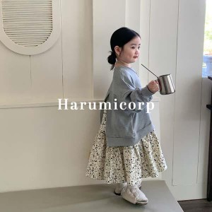 ワンピース キッズ 子供服 女の子 秋 長袖ワンピース 花柄 韓国子供服 子ども服 ガールズ ベビー服 おしゃれ 可愛い 子供ドレス 七五三 