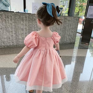 子供服 ワンピース 女の子 夏服 韓国子供服 半袖ワンピース チュール 女の子ワンピース 子ども服 キッズ 赤ちゃん 子供ドレス ベビー服 