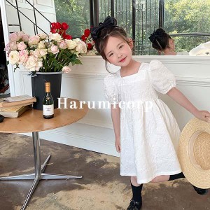 キッズ ワンピース 半袖 夏 子供服 女の子 おしゃれ 韓国子ども服 ジュニア ベビー服 子供 ドレス 蝶結び 卒園式 ピアノ 発表会 卒業式 