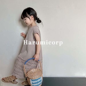 ワンピース キッズ 子供服 女の子 夏服 韓国子ども服 ロングワンピース ジュニア おしゃれ かわいい ベビー服 結婚式 七五三 入学 入園 