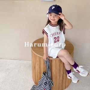 ワンピース キッズ 子供服 女の子 夏服 韓国子ども服 Tシャツワンピース ジュニア おしゃれ かわいい ベビー服 入学 入園 保育園 幼稚園 