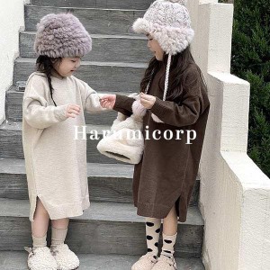 ニット ワンピース キッズ 子供服 女の子 長袖 ワンピース フード付き ベビー服 春秋冬 ニット セーター 子ども服 ジュニア 赤ちゃん 女