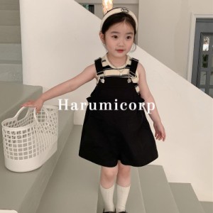 韓国子供服 セットアップ キッズ 女の子 夏服 ブラウス キャミハーフパンツ おしゃれ 可愛い ベビー服 トップスt シャツ ボーダー 短パン