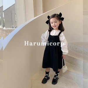 子供服 女の子 セットアップ 秋服 韓国子供服 スカートセット 長袖 ブラウス シャツ tシャツ スカート サロペット ワンピース 子供 トッ