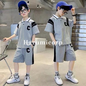 子供ジャージ 男の子 ジャージ キッズ 子供服 セットアップ 夏 tシャツ 半袖 ショートパンツ ハーフパンツ 半ズボン 韓国子供服 スポーツ