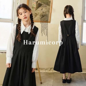 子供服 女の子 セットアップ キッズ フォーマルスーツ 秋服 ブラウス シャツ 長袖 ワンピース サロペッ おしゃれ 可愛い 韓国子供服 ジュ