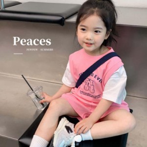 セットアップ キッズ 夏服 ベビー服 tシャツ 半袖 ハーフパンツ 子供服 女の子 おしゃれ 可愛い 子ども服 ジャージ 上下セット スポーツ 