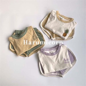 ベビー服 セットアップ 女の子 男の子 ジャージ 上下セット キッズ 子供服 tシャツ 半袖 ショートパンツ おしゃれ 可愛い 赤ちゃん 新生