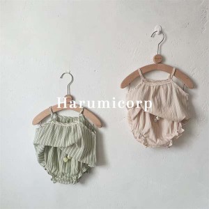 セットアップ キッズ ベビー服 女の子 新生児 トップス ショートパンツ 子供服 夏服 上下セット ルームウェア 赤ちゃん 部屋着 韓国子ど