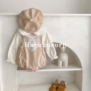 セットアップ キッズ ベビー服 女の子 トップス 長袖 綿 ロンパース パンツ 子供服 上下セット 新生児 赤ちゃん おしゃれ 可愛い 誕生日 