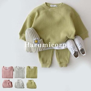 セットアップ キッズ ベビー服 女の子 男の子 トップス 長袖 ロングパンツ 子供服 春秋 ジャージ 上下セット 新生児 赤ちゃん スポーツ 