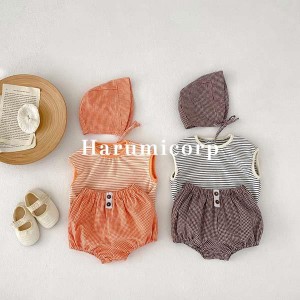 ベビー服 セットアップ 3点セット キッズ 上下セット 女の子 男の子 子供服 tシャツ ショートパンツ 帽子付き おしゃれ 可愛い 赤ちゃん 