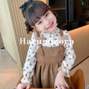 ワンピース キッズ 子供服 女の子 秋冬 ベビー服 長袖2点セット ジュニア 韓国子供服 フレアワンピース 子ども服 ガールズ おしゃれ 可愛