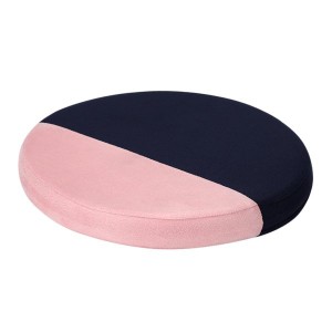 記憶泡の円形の椅子のクッションの柔らかい 通気性のシートパッド13 濃紺のピンク