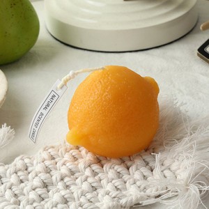 ノベルティの香りのキャンドル大豆ワックス長持ちするティーライトキャンドルの装飾レモン