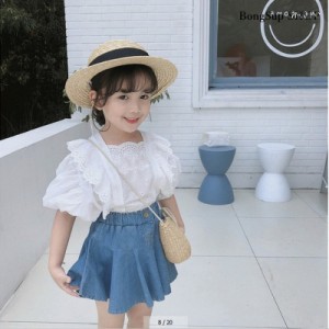 子ども服 女の子 スカート セットアップ 半袖 ２点セット 夏 ｔシャツ ブラウス 上下セット キッズ ジュニア 洋服 カジュアル 可愛い