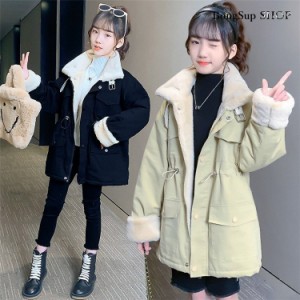 コート 子供服 冬服 女の子 コート ロングコート 裏起毛 コート女児 アウター 通学 厚手 防寒 長袖 子ども服 カジュアル お出かけ 可愛い