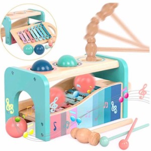 多機能 木琴 音楽もちゃ 子供 パーカッション セット 赤ちゃん 早期開発 知育玩具 男の子 女の子 誕生日のプレゼント