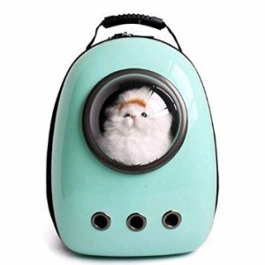 ネコ バッグ ペット用キャリーバッグ 宇宙船カプセル型ペットバッグ 犬猫兼用 バッグ リュック型ペットキャリー ペット 犬 ニャンコ 人気