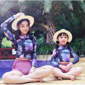 韓国ファッション 親子愛 水着 ペアルック キッズ レデイース 母 女の子 娘 シンプル 水泳 スポーツ プール 温泉 海 ビーチ 水遊び リゾ