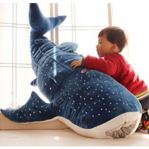 100cm ぬいぐるみ サメ くじら 鯨 ふわふわで癒される かわいい ジンベイザメ 抱き枕 誕生日 プレゼント 子供 キッズ ギフト 出産祝い 記