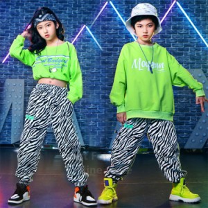 ダンス 衣装 ヒップホップ キッズ ダンス 衣装 男の子 女の子 へそ出しス トリート系 普段着 ダンス大会 hiphop 男女兼用 sale 激安