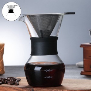 キッチン注ぐコーヒーメーカーガラスコーヒーポットコーヒードリップケトル300ml
