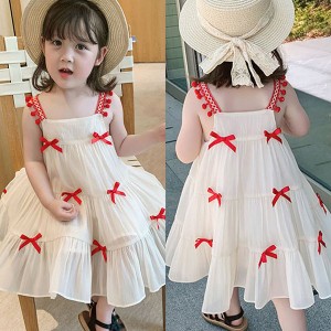 子供服 ワンピース キッズ 女の子 夏服 キッズワンピース キャミソール 韓国子ども服 ベビー服 子供ドレス 誕生日 七五三 赤ちゃん お姫