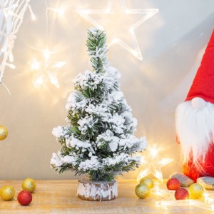 高さ30cm クリスマスツリー 卓上 ミニ ヌードツリー 雪化粧 スノーツリー 飾り 置物 オーナメント 小型 クリスマスツリー インテリア 雑