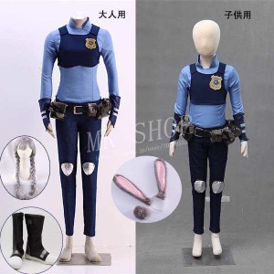 高品質 ディズニー ジュディコスプレ （ズートピア ジュディ コスプレの コスプレ衣装