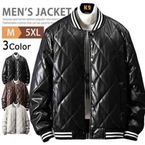 マックホープ MAC HOPE ロゴ刺繍 裏地キルティング レザー ウール 切替