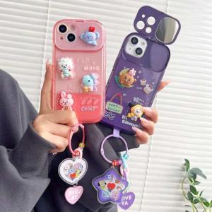 バンタン　防弾少年団　BTS BTS21 バスタオル　マスクケース　スマホ BTS 防弾少年団 BT21 公式グッズ MASK CASE マスクケース 韓国 K