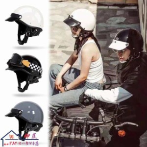 ザワキタ ZK-600 バイザー付きハーフジェット(ブラック）SG公認