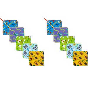 丸眞 ループタオル5枚組 2個セット ピッコリーノ わくわくインセクト 入園入学グッズ 入園入学準備 保育園 幼稚園 小学校 男の子 女の子 