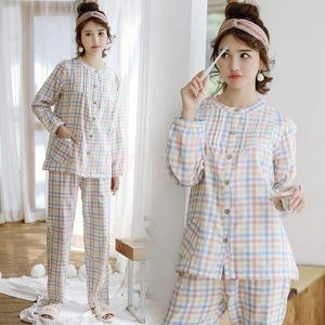韓国 パジャマ チェックの通販 Au Pay マーケット
