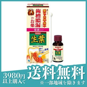 第３類医薬品生葉(しょうよう)液薬 歯槽膿漏薬 20g (+綿棒30本入)(定形外郵便での配送)