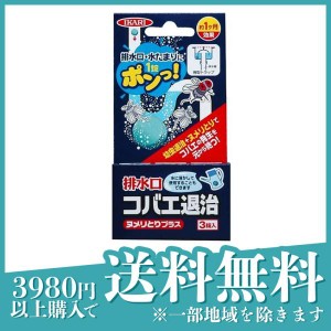 排水口 コバエ退治 ヌメリとりプラス 3錠