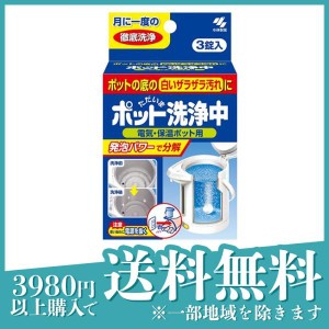 小林製薬 ポット洗浄中 3錠(定形外郵便での配送)