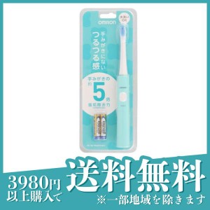 オムロン 音波式電動歯ブラシ 充電式 グリーン HT-B214-G 1セット