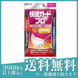 快適ガードプロ プリーツタイプ 小さめサイズ 5枚入(定形外郵便での配送)